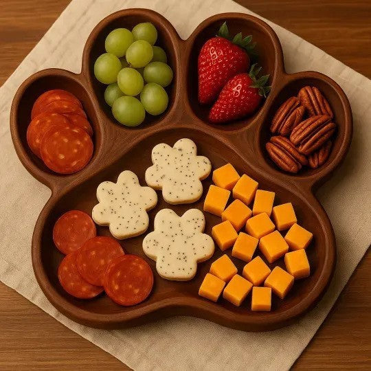 Paw-Shaped Snack Platter Stornfield