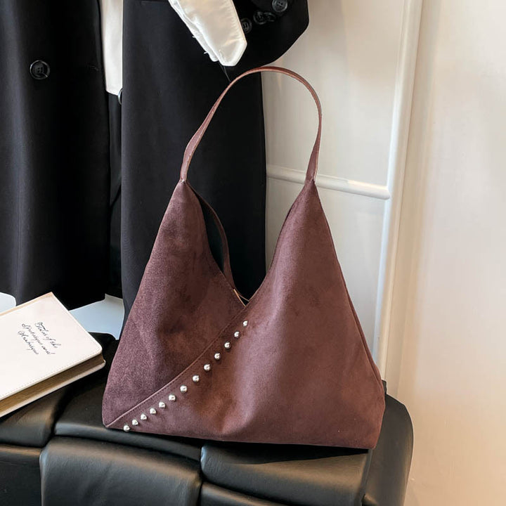 WoUnique Textured Suede Hobo Bag Stornfield
