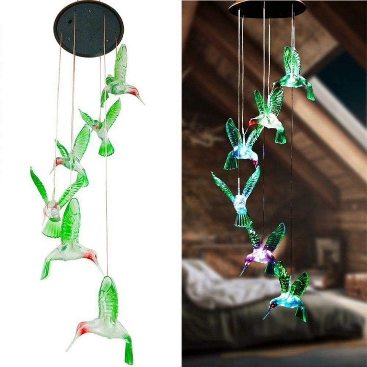 Decorative Flamingo Hanging Mobile Wind Chime Garden Ornament Stornfield