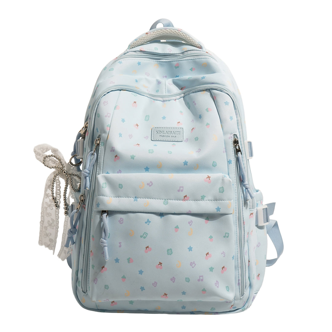 Stylish Multi-Pocket Backpack with Decorative Accents Stornfield
