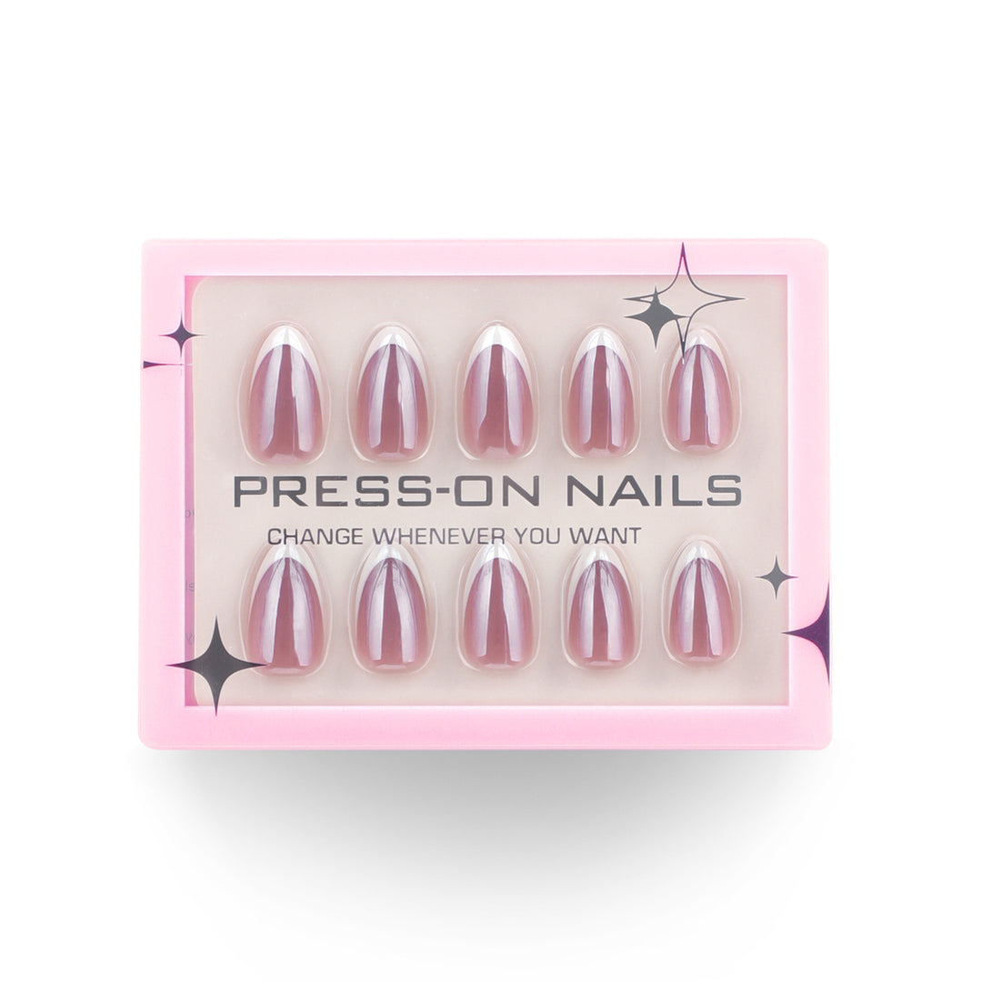 Artificial nail extensions in an elegant design Stornfield