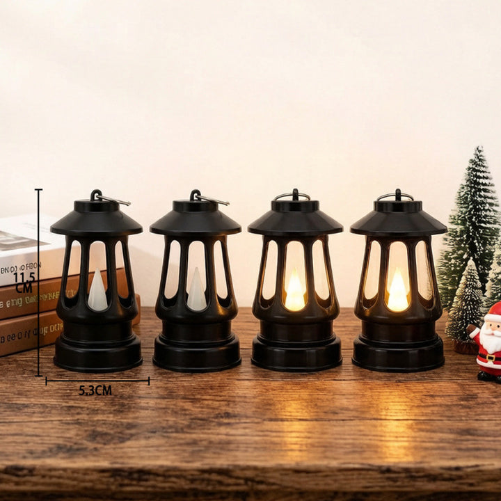 Nostalgic Oil Lantern with LED Lighting Stornfield