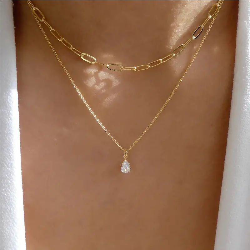 Layered Link Chain Necklace Stornfield