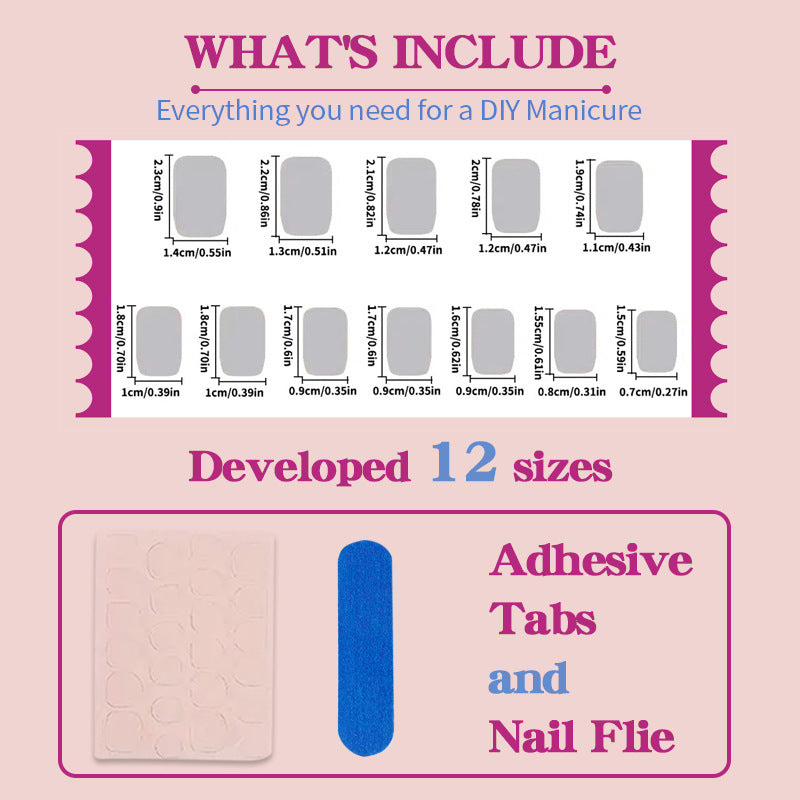 Nail art set with luxurious mirror finish and innovative designs Stornfield