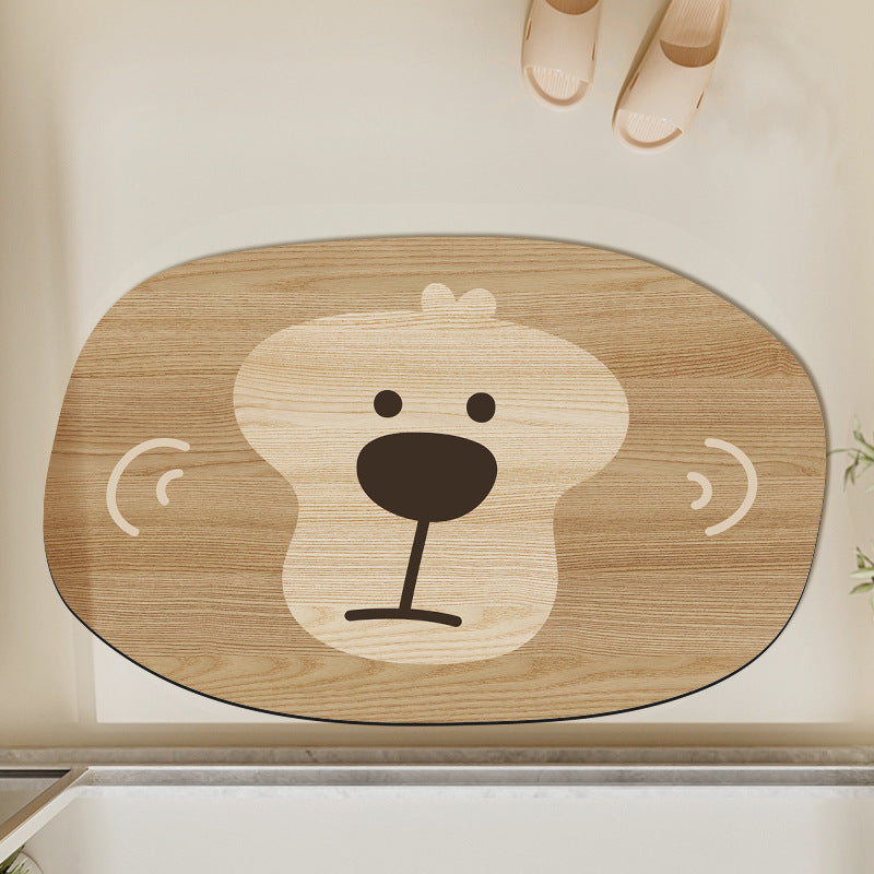 Adorable Frog-Shaped Bath Mat