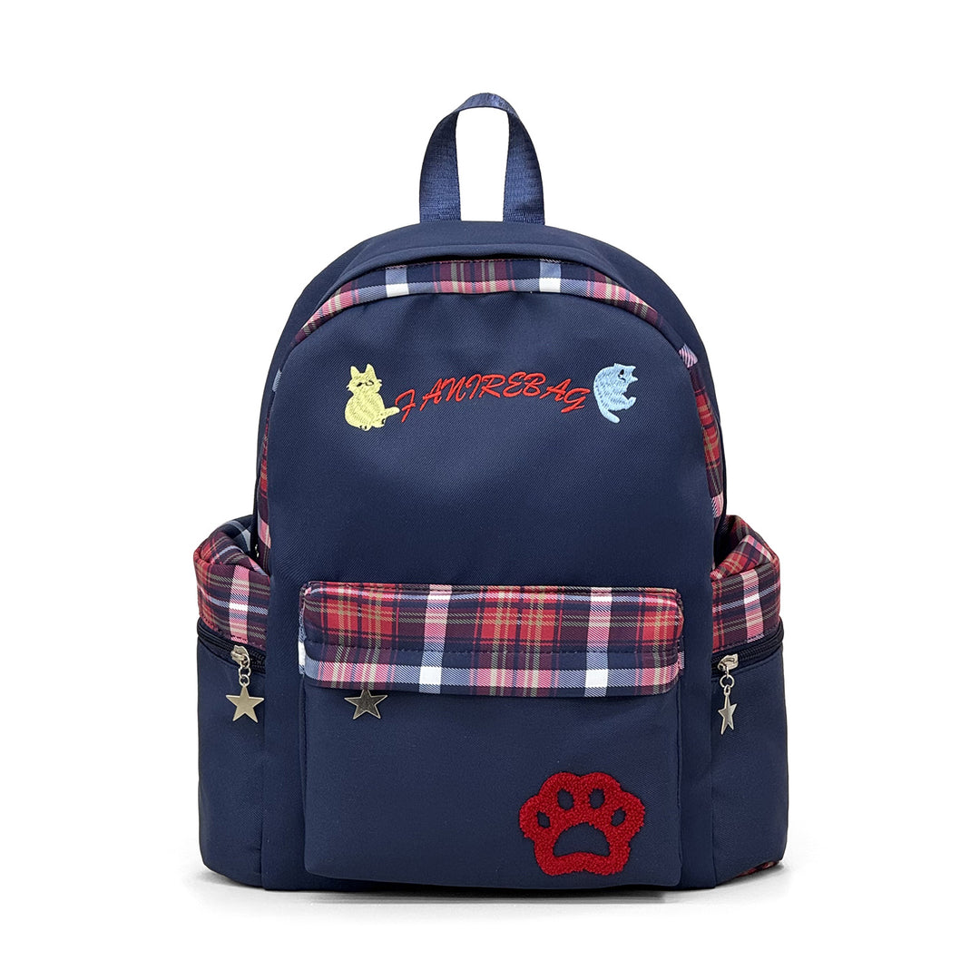 Playful Animal Print School Backpack Stornfield