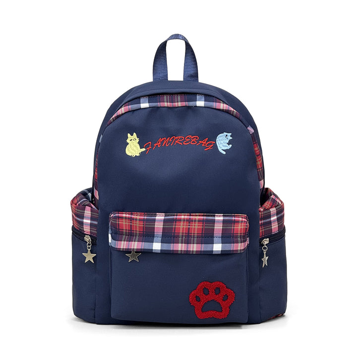 Playful Animal Print School Backpack Stornfield