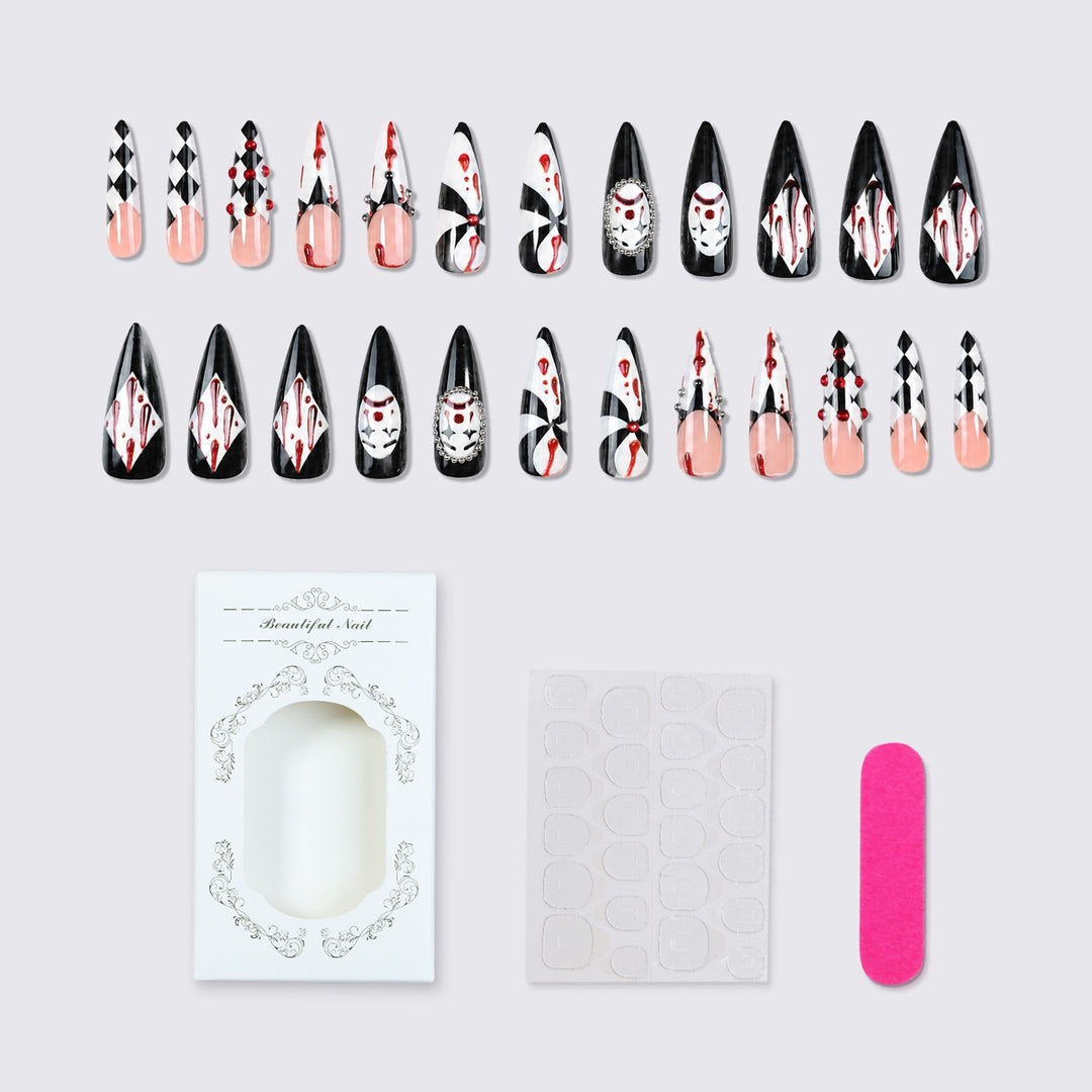 Artificial nails with creative patterns Stornfield
