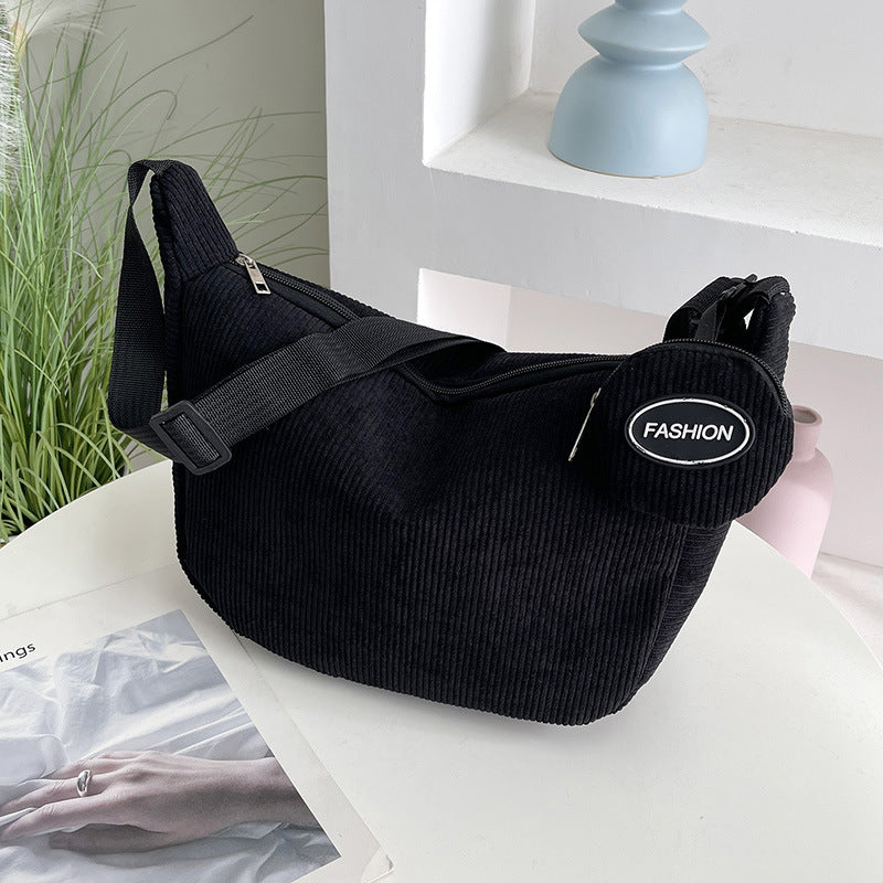 Casual Corduroy Crossbody Bag Stornfield