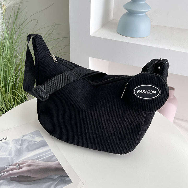 Casual Corduroy Crossbody Bag Stornfield