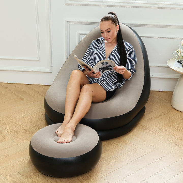Women's Inflatable Comfort Sofa with Ergonomic Backrest Stornfield