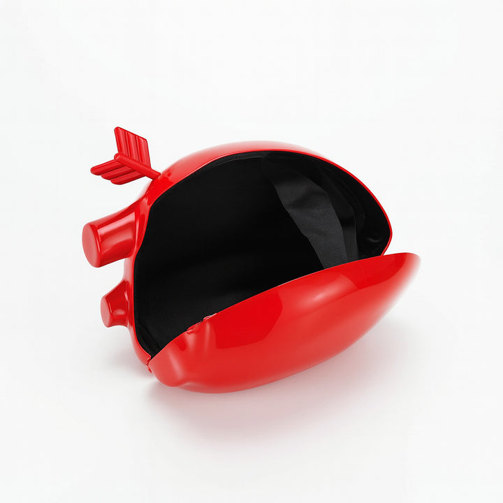 Heart-Shaped Novelty Crossbody Bag