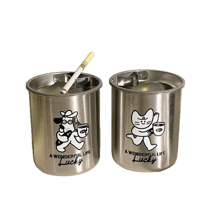 Stainless Steel Ashtray with Charming Design Stornfield
