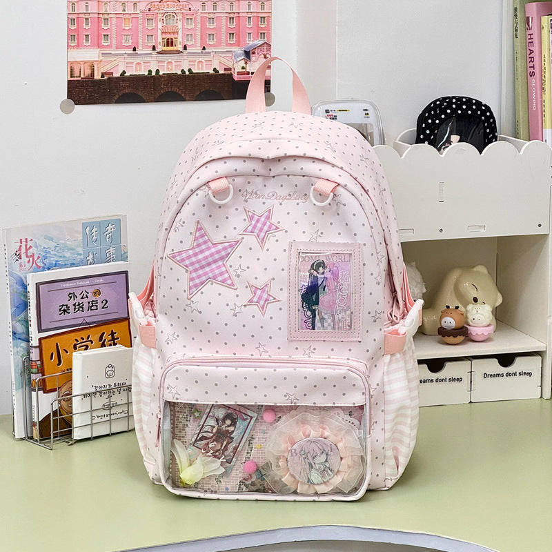 Star-Embellished Decorative Backpack Stornfield
