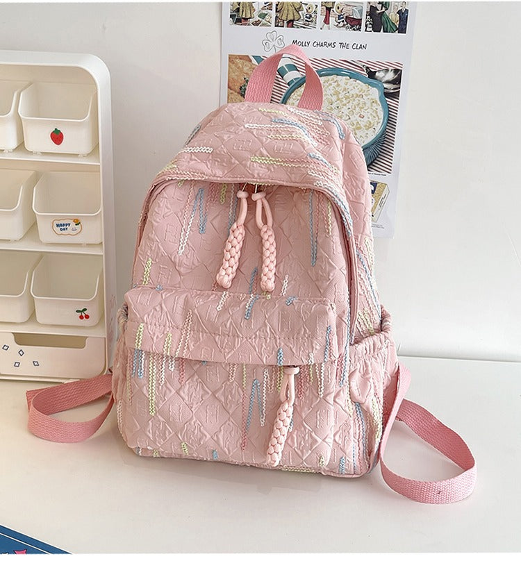 Trendy Textured Backpack Stornfield