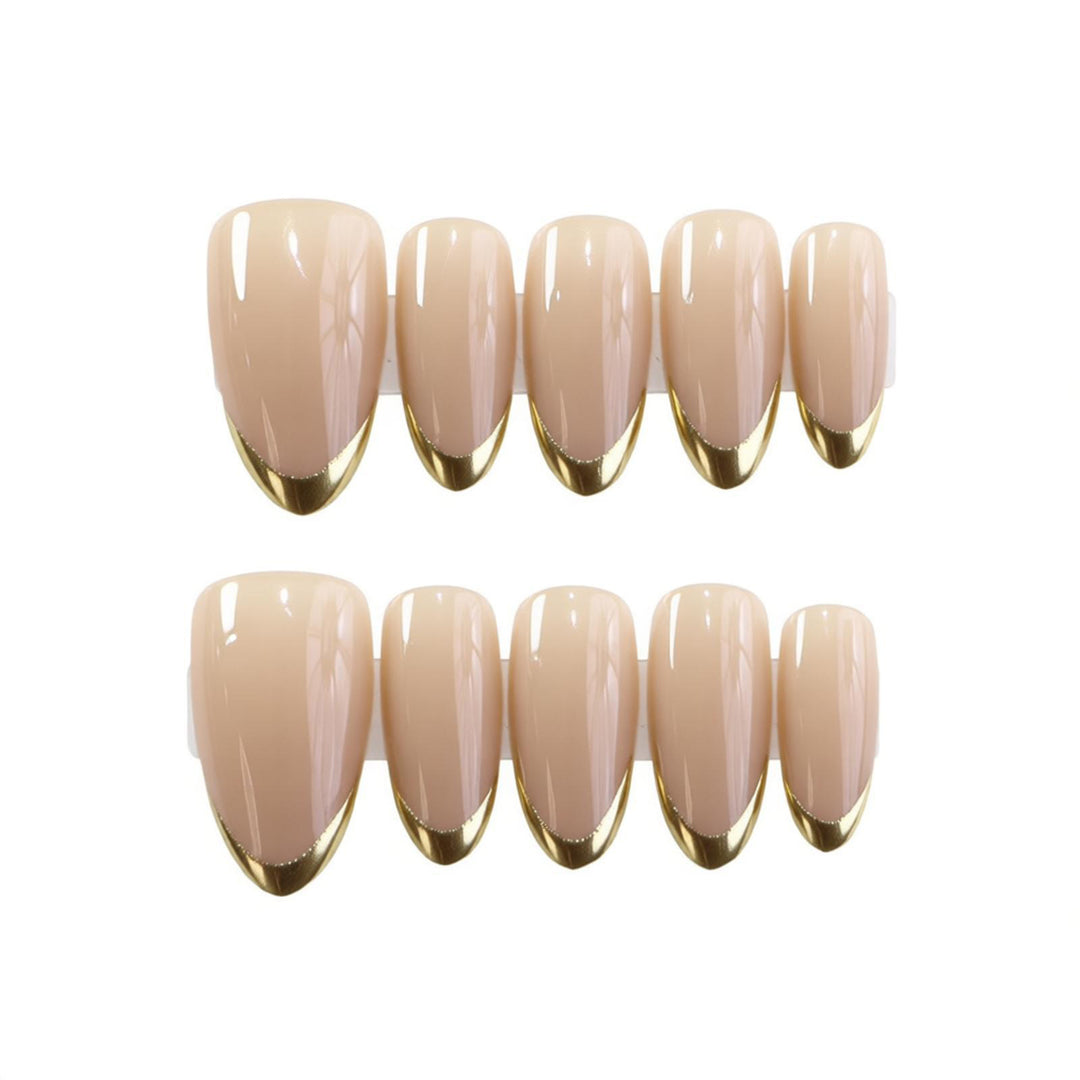Luxe French Tip Press-On Nail Set Stornfield