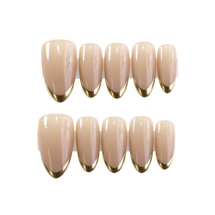 Luxe French Tip Press-On Nail Set Stornfield