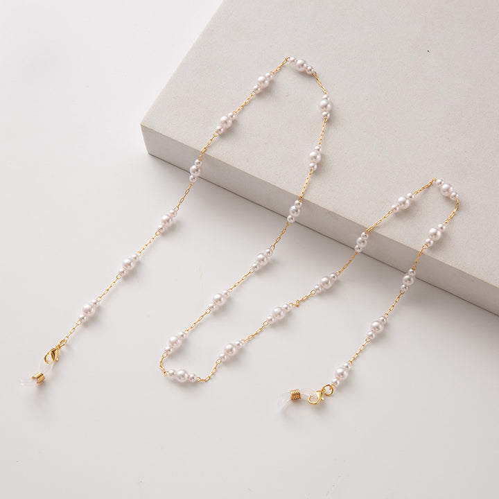 Pearl-Accented Eyewear Chain Stornfield