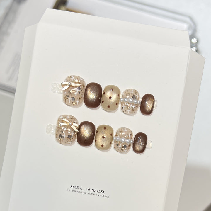 Themed Press-On Nail Art Set with Hello Kitty Designs Stornfield