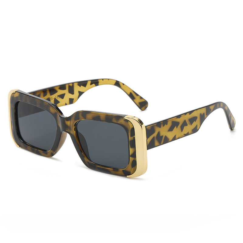Women Oversized Sunglasses in Modern Animal Print Design Stornfield