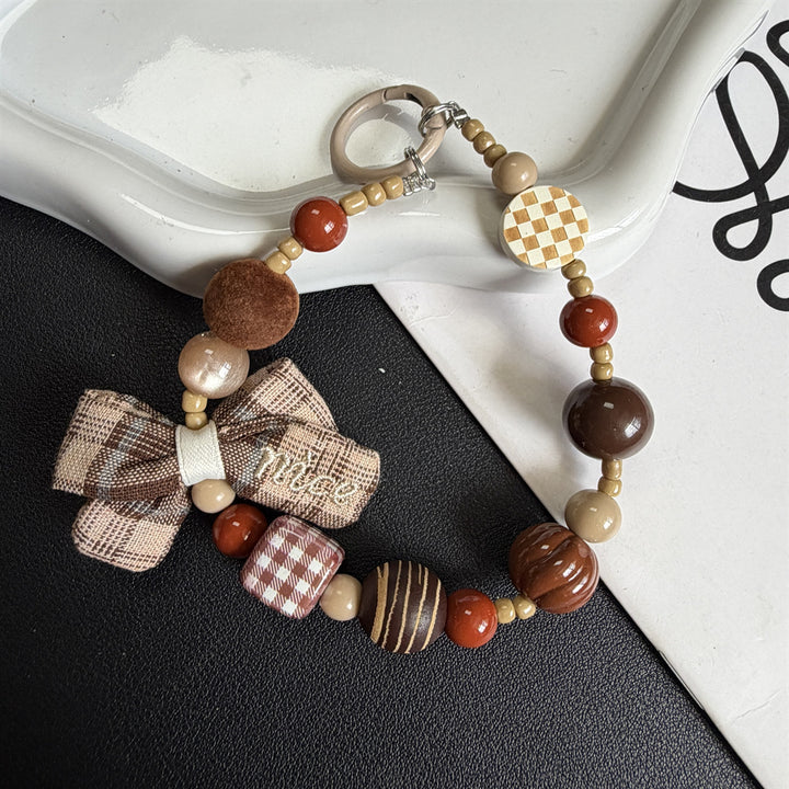 Decorative Beaded Charm Keychain Stornfield 1790135214