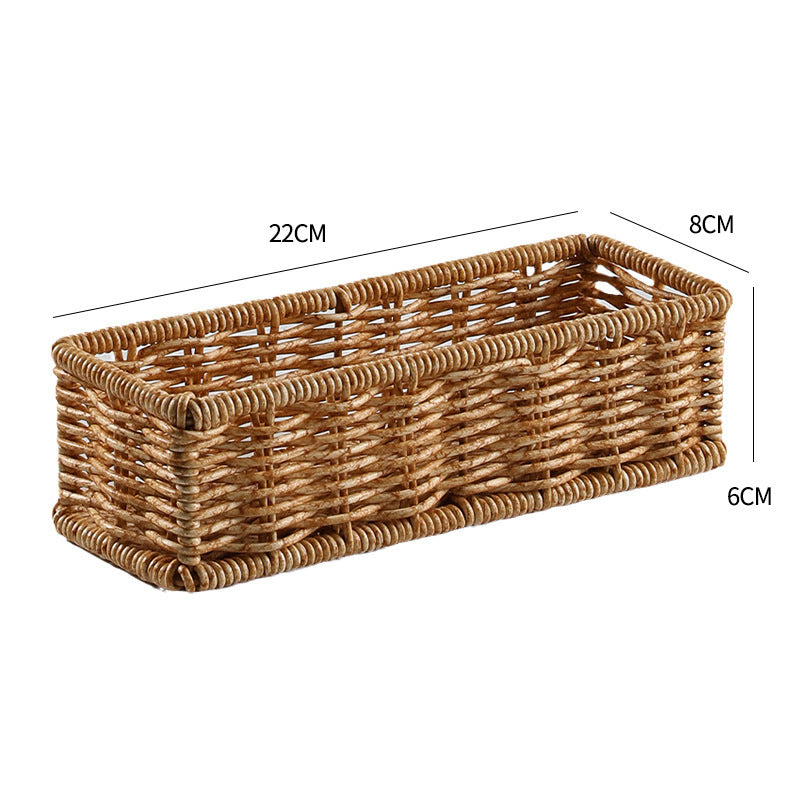 Rectangular Woven Storage Basket Stornfield
