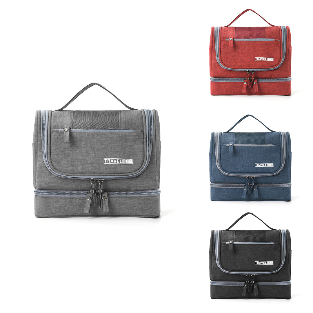 Travel toiletry bag with multiple compartments and practical organization Stornfield