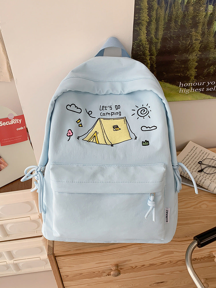 Camping-Themed Casual Backpack Stornfield