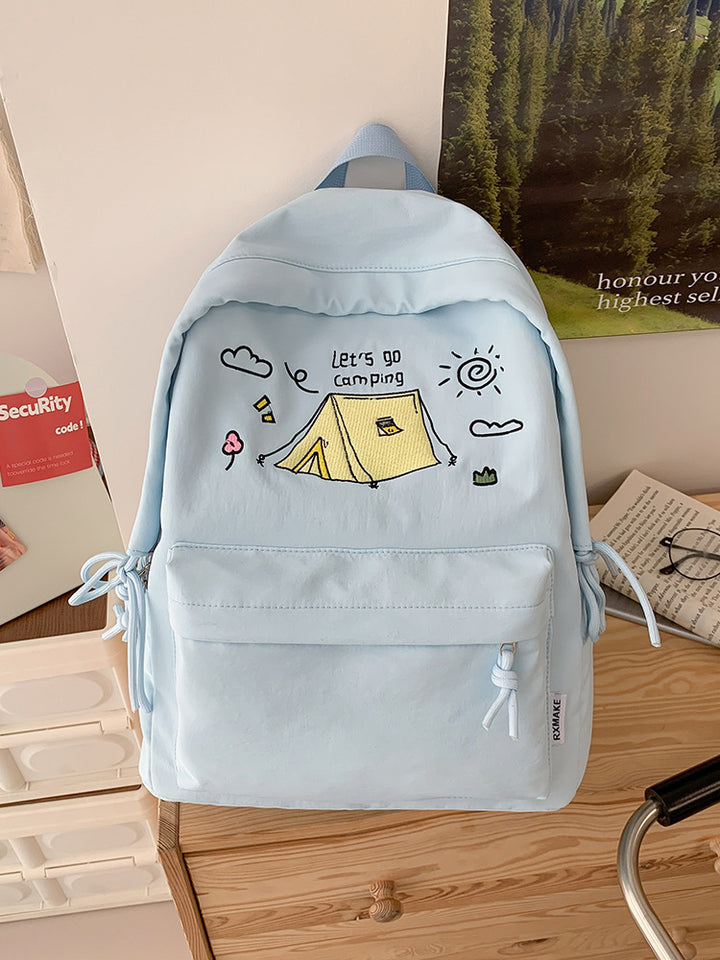 Camping-Themed Casual Backpack Stornfield
