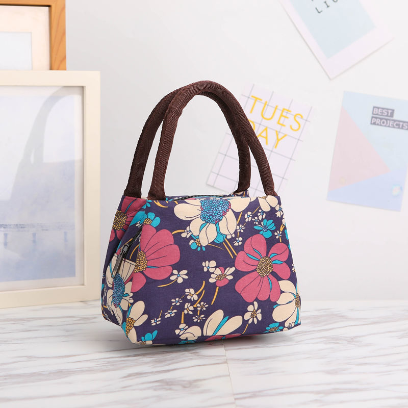 Floral Print Insulated Lunch Carrier Stornfield