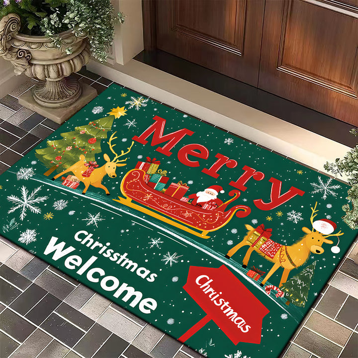 Decorative Christmas-Themed Entrance Mat Stornfield