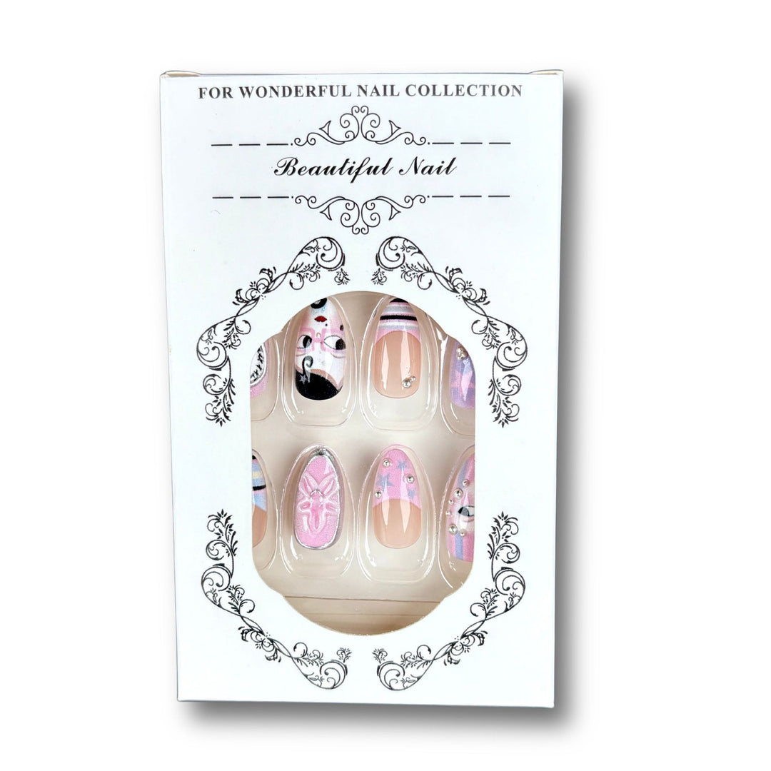 Decorative Press-On Nail Art Kit