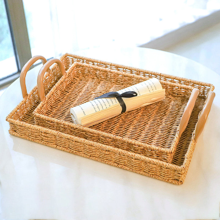 Woven Rectangular Serving Tray Stornfield