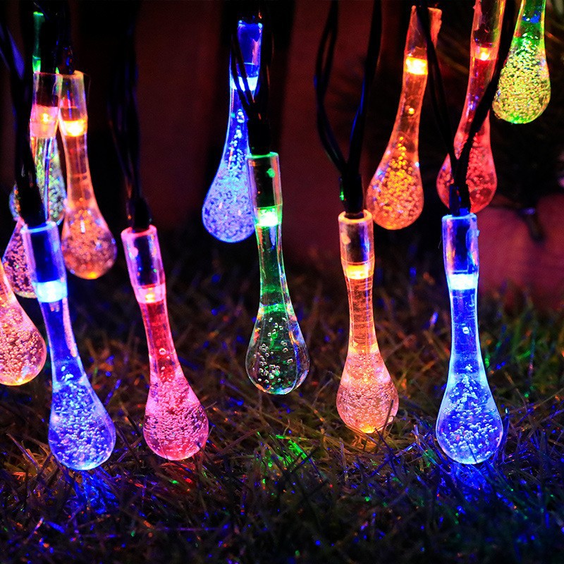 Globe LED String Lights With Waterproof Copper Wire And Textured Clear Bulbs Stornfield