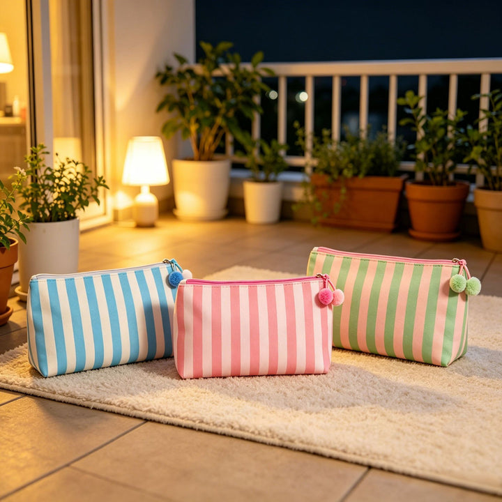 Cosmetic bag with playful tassels Stornfield