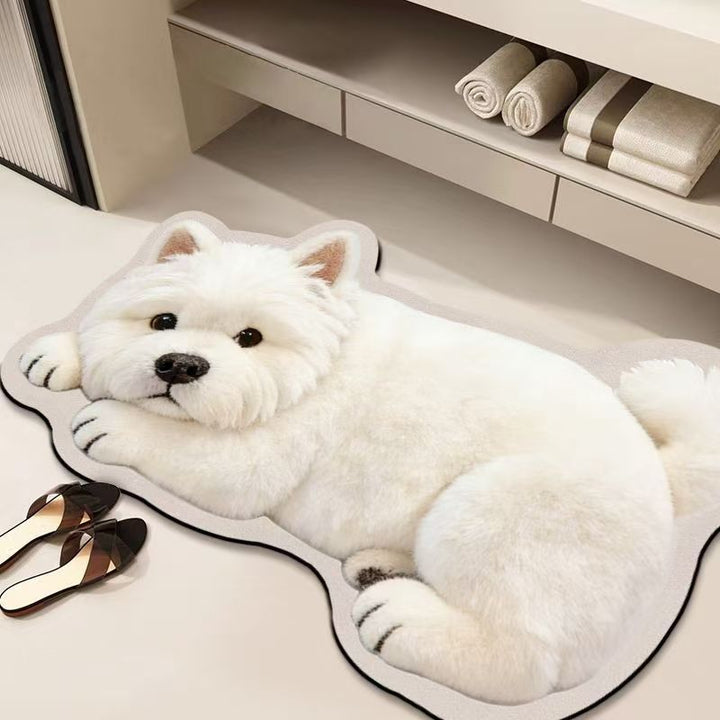 Cozy Cat-Shaped Bath Mat