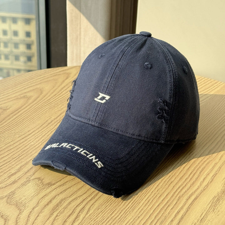 Men's Distressed Denim Baseball Cap Stornfield