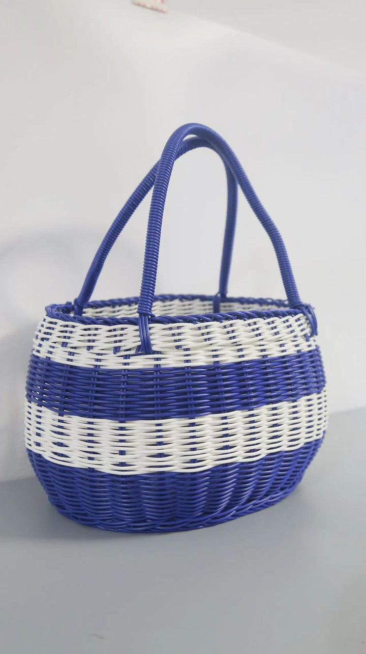 Women Handwoven Basket with Sturdy Handles Stornfield