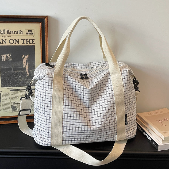 Checkered Travel Duffle