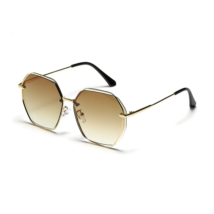 Women's fashionable octagonal sunglasses with elegant frame Stornfield