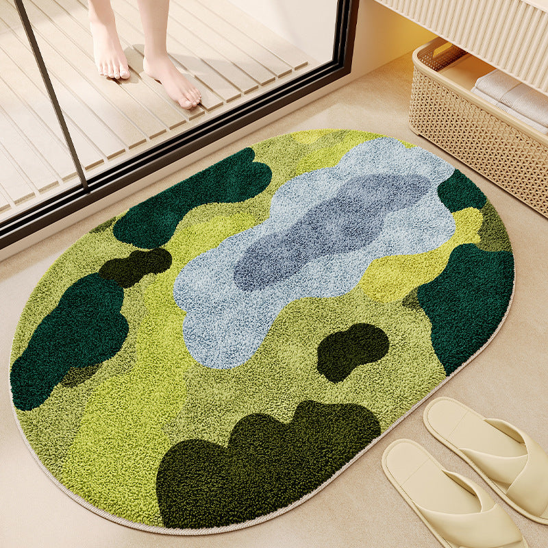 Artistic Plush Bath Mat