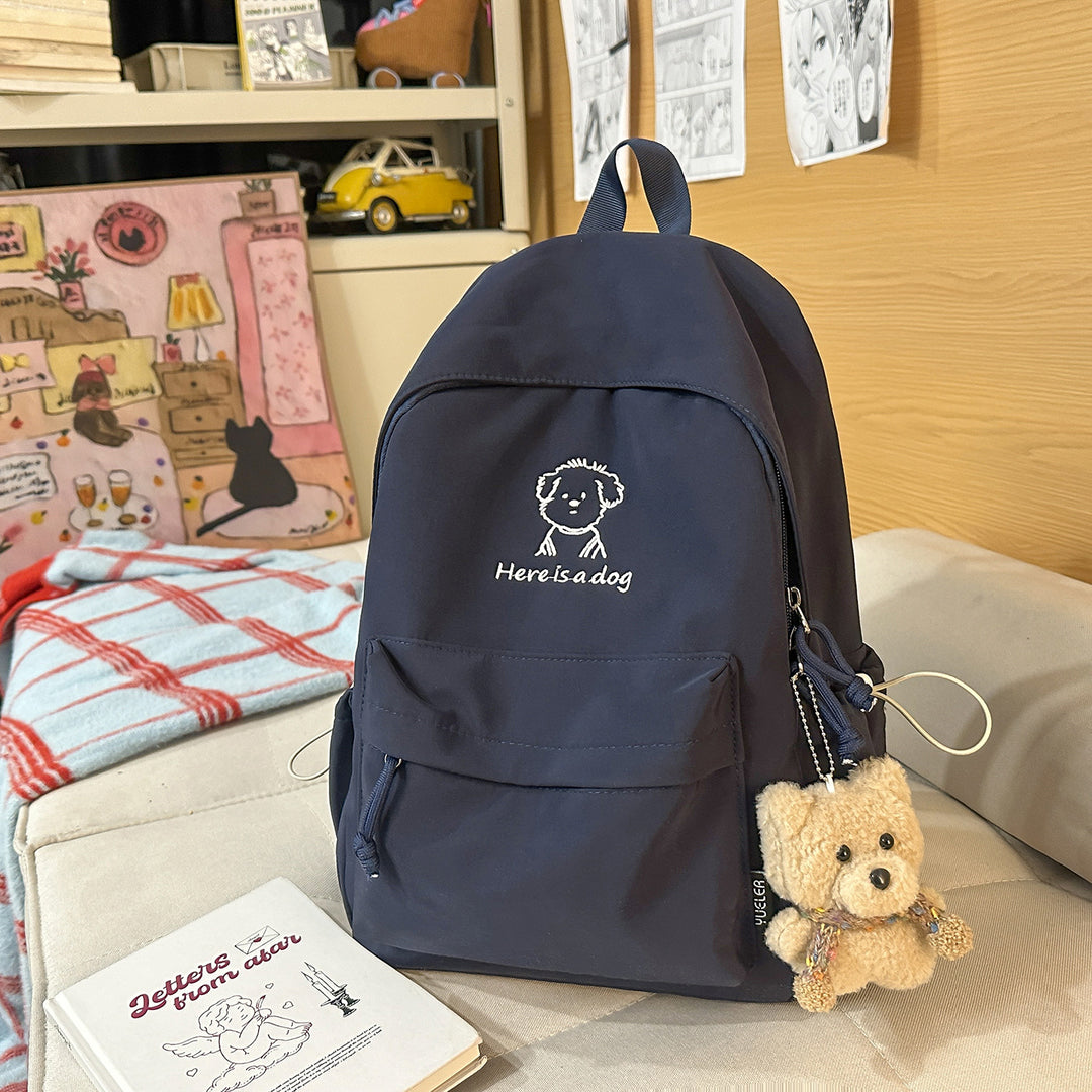 Playful Illustrated Casual Backpack Stornfield