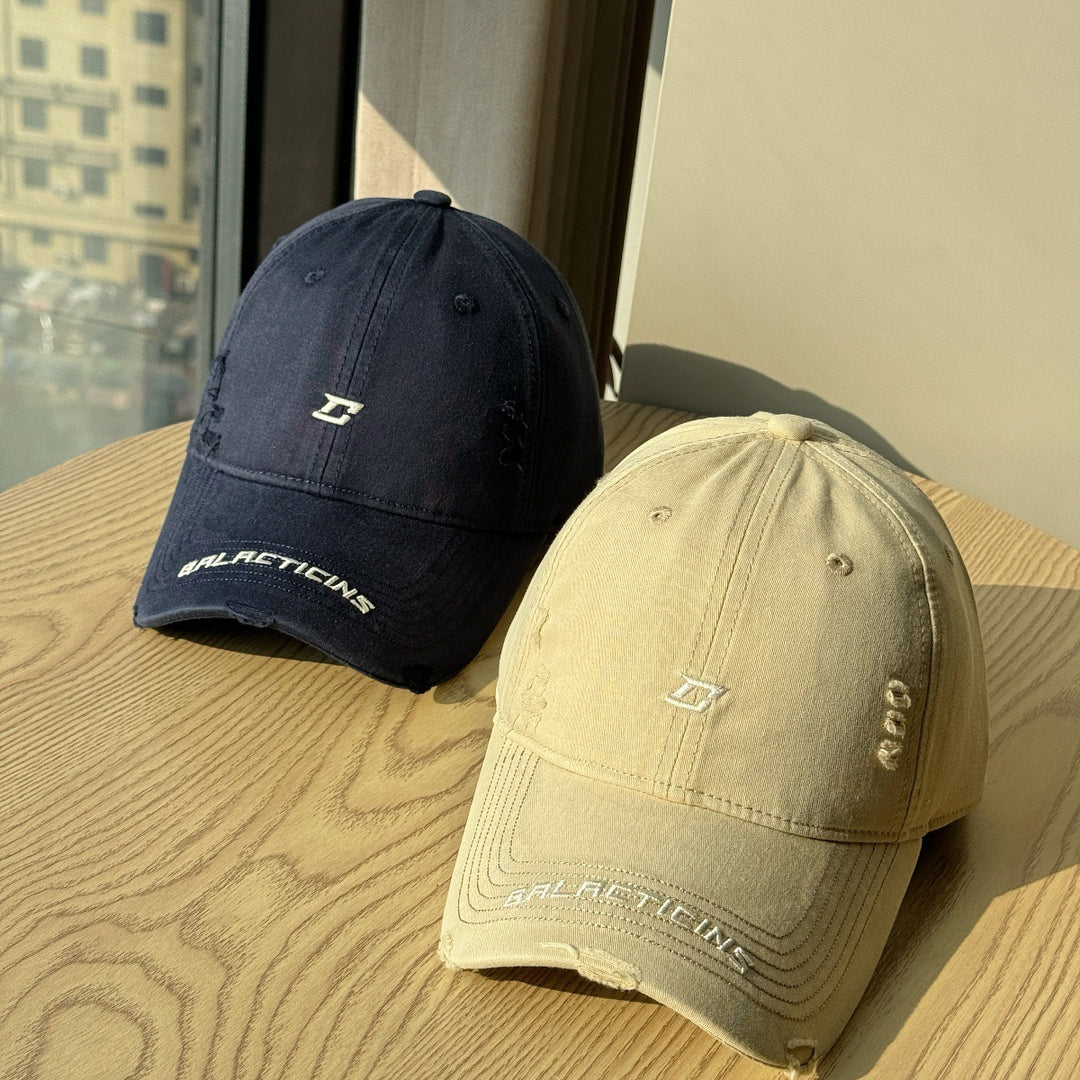 Men's Distressed Denim Baseball Cap Stornfield
