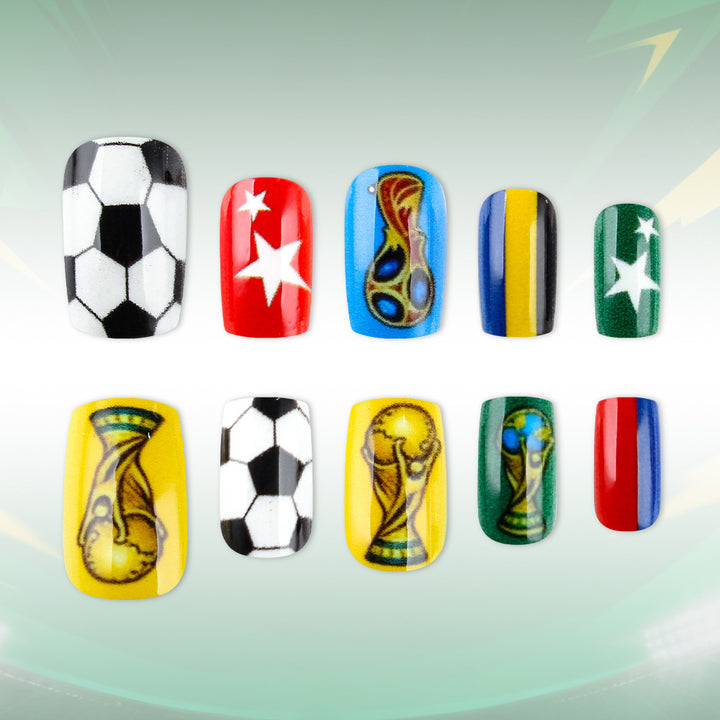 Sports-Themed Nail Art Set Stornfield