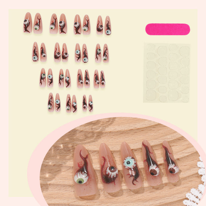 Artistic Halloween Press-On Nail Set Stornfield