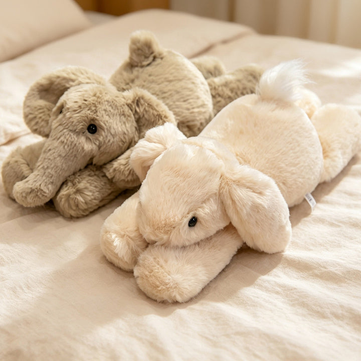 Plush Long-Body Cow Cuddle Pillow with Ultra-Soft Faux Fur Stornfield