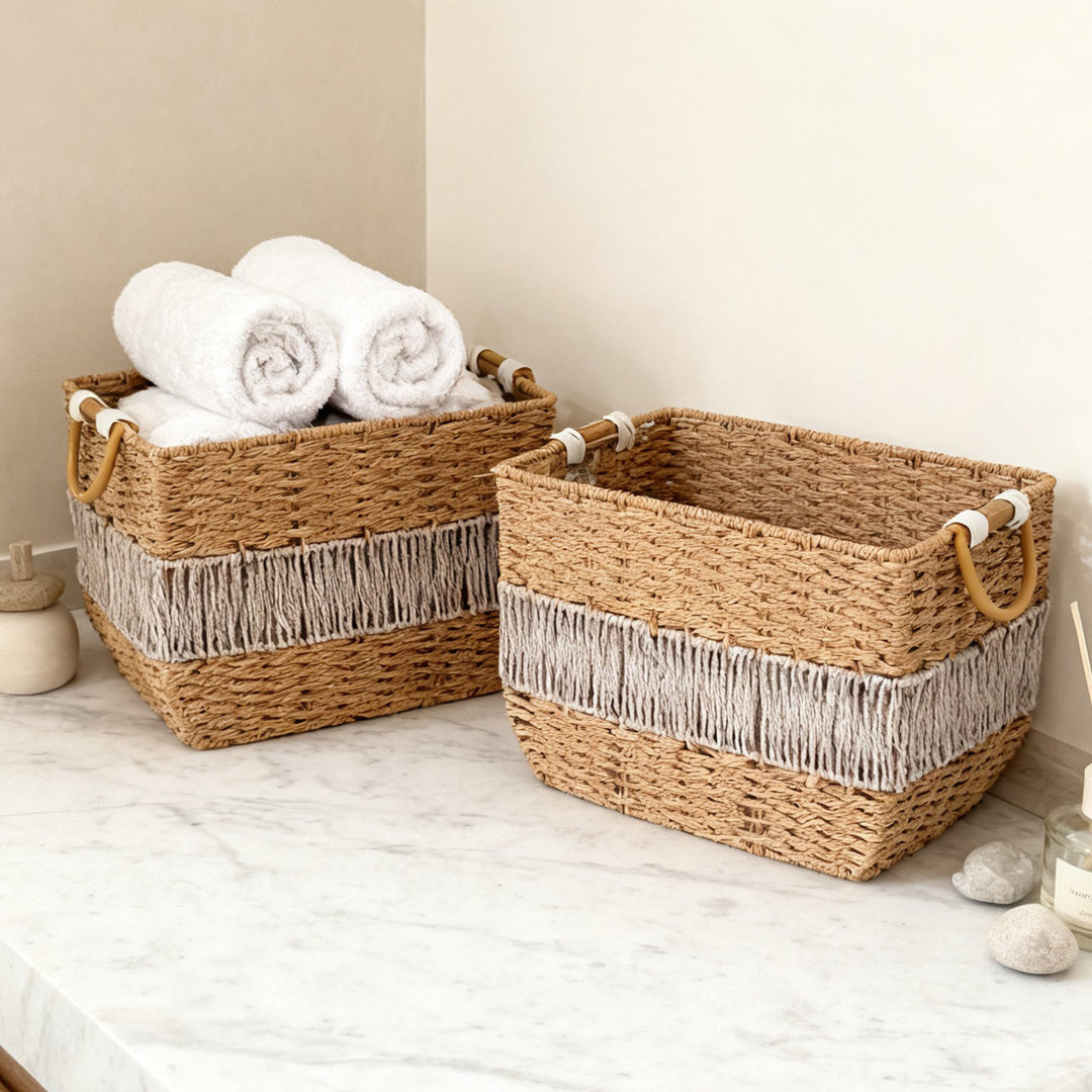 Natural meadows storage basket Stornfield