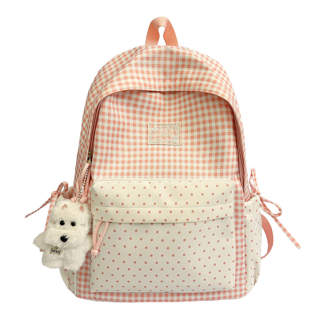 Chic Plaid Backpack Stornfield