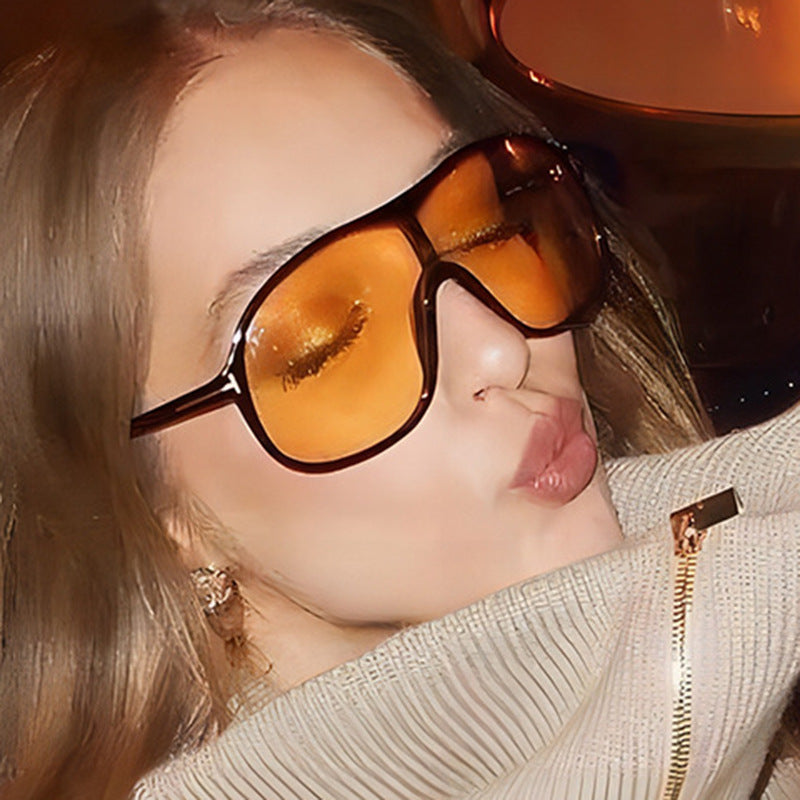 Women's fashionable oversized sunglasses with innovative design Stornfield