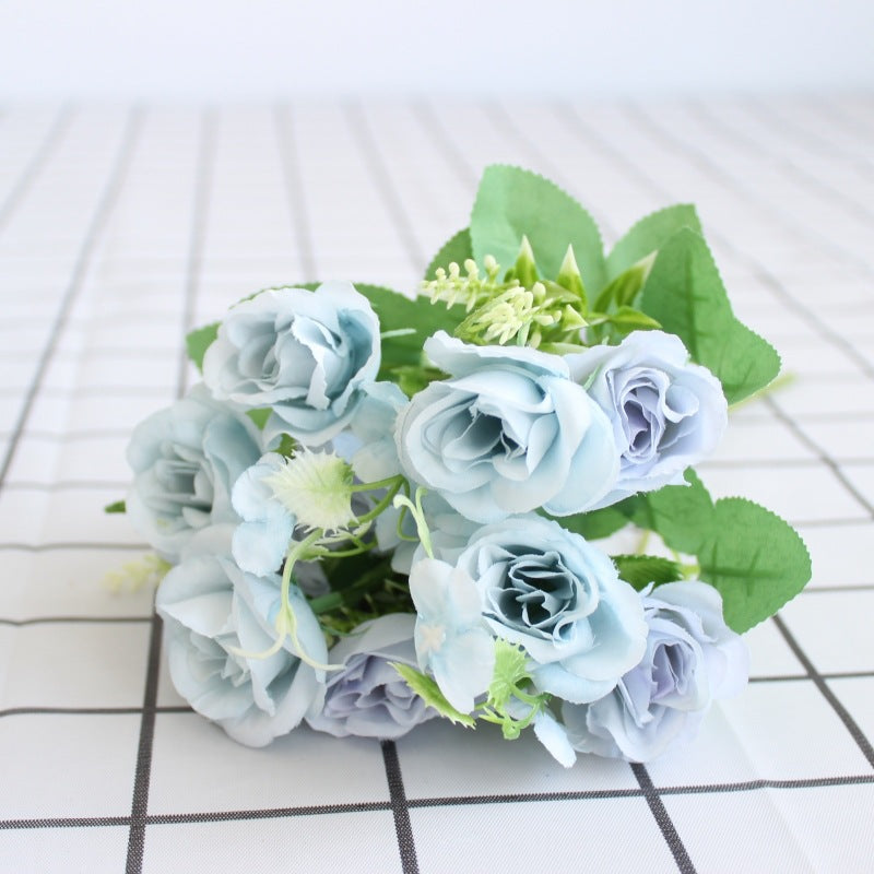 Realistic Floral Bouquet with Lifelike Roses
